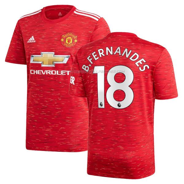 maillot b.fernandes manchester united 1ème 2020-21