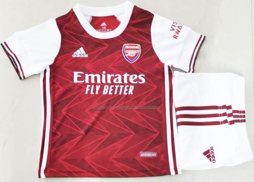 Acheter maillot enfant arsenal 1ème 2020-21 - maillotdefootballpascher.com