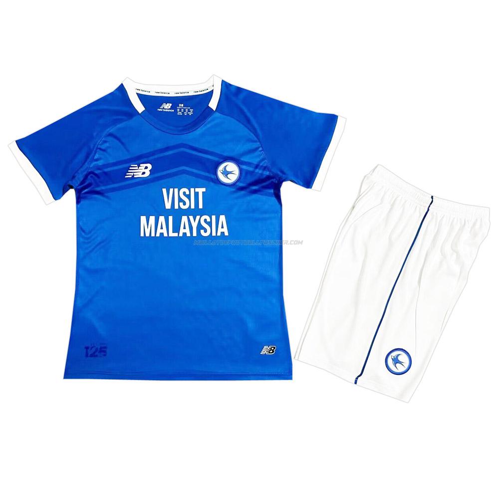 maillot enfant cardiff city domicile 2024-25