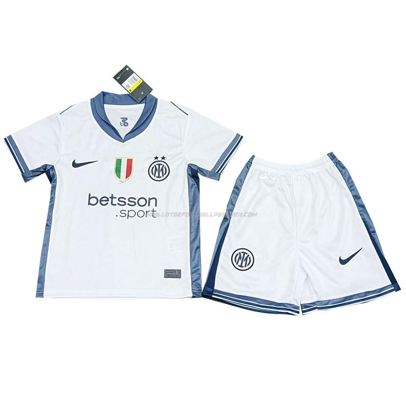 maillot enfant inter milan extérieur 2024-25