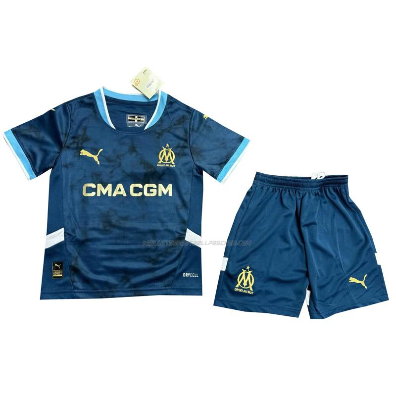 maillot enfant marseille extérieur 2024-25