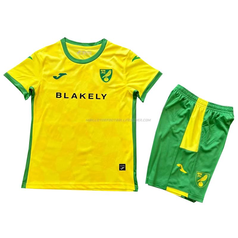 maillot enfant norwich city domicile 2024-25