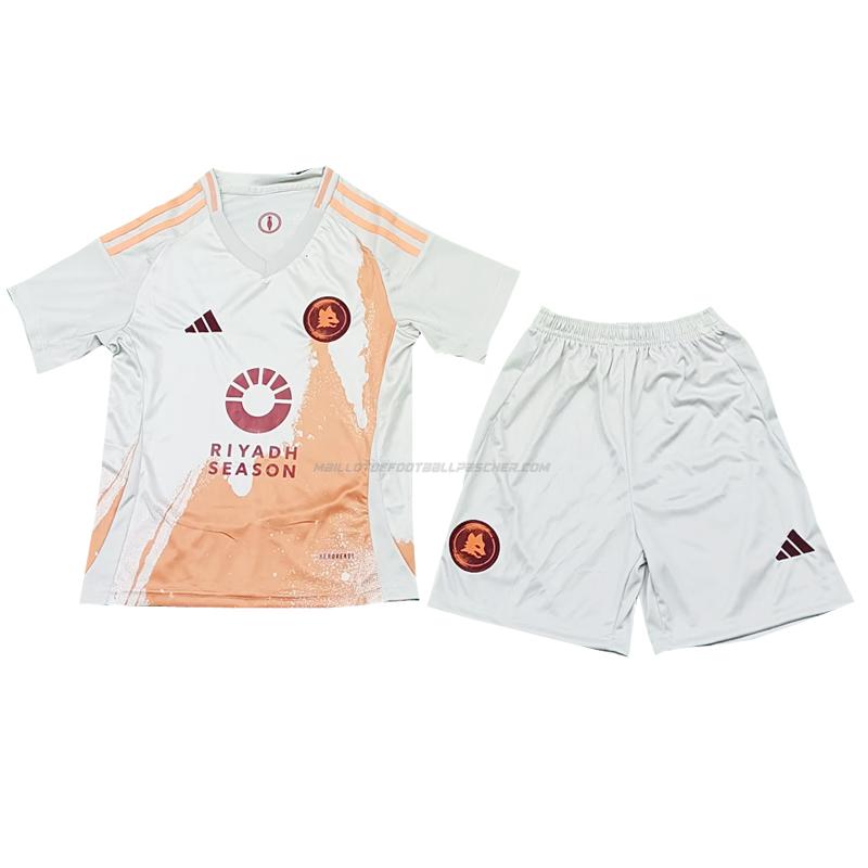 maillot enfant roma extérieur 2024-25