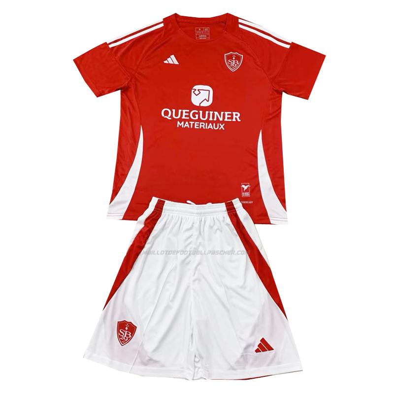 maillot enfant stade brestois domicile 2024-25