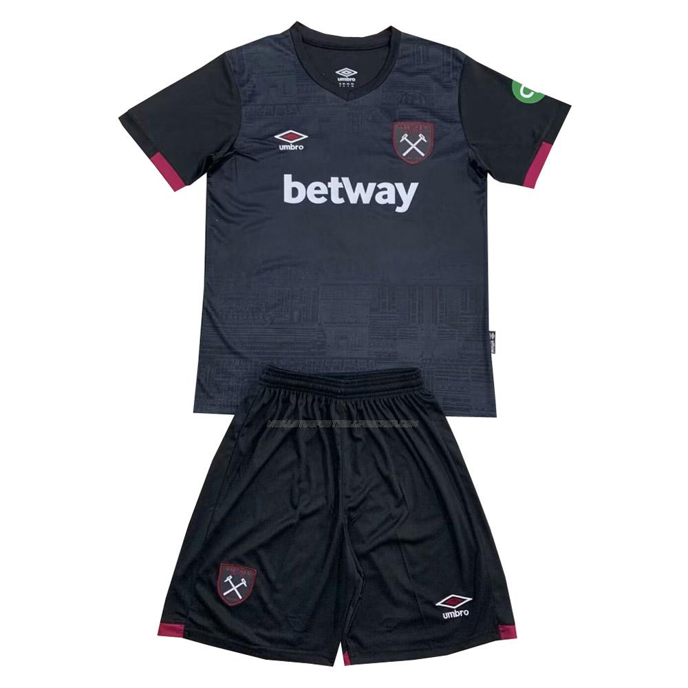 maillot enfant west ham extérieur 2024-25