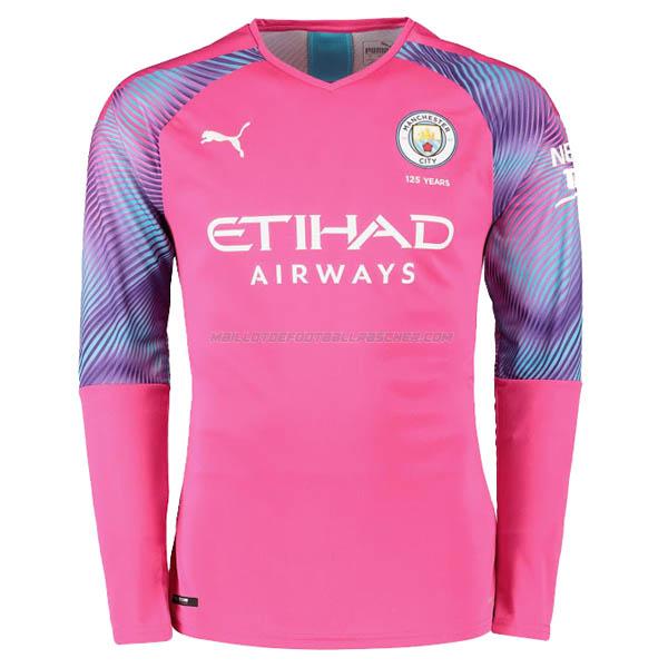 maillot gardien manches longues manchester city rose 2019-2020