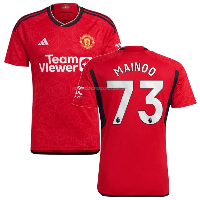 maillot mainoo manchester united 1ème 2023-24