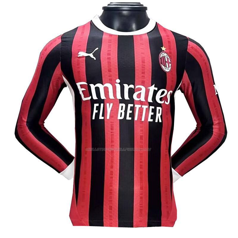 maillot manche longue ac milan domicile 2024-25