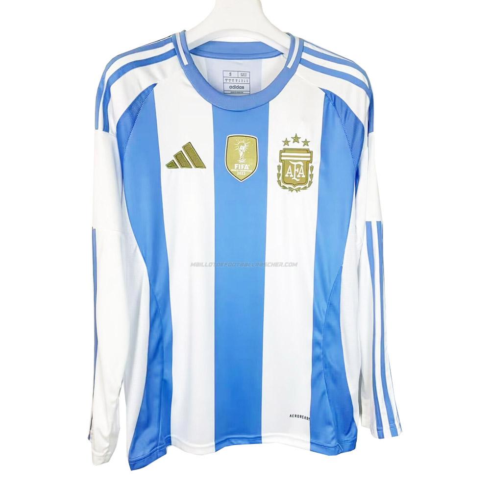 maillot manche longue argentina domicile 2024