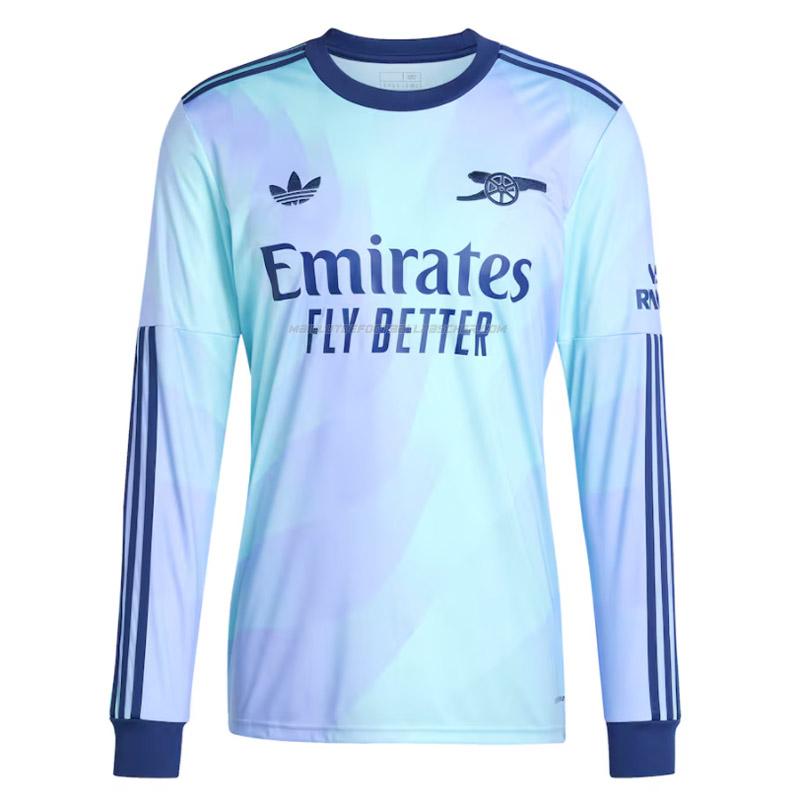 maillot manche longue arsenal third 2024-25