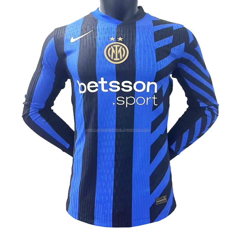 maillot manche longue inter milan domicile 2024-25