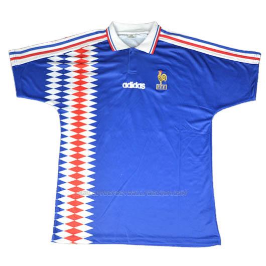 Acheter maillot rétro france 1ème 1994 - maillotdefootballpascher.com