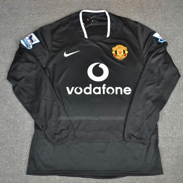 Acheter maillot rétro manche longue manchester united 2ème 2003-2004 ...