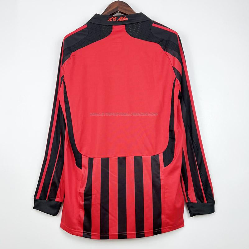 Acheter maillot rétro manches longues ac milan 1ème 2007-2008 ...