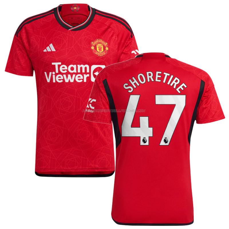 maillot shoretire manchester united 1ème 2023-24