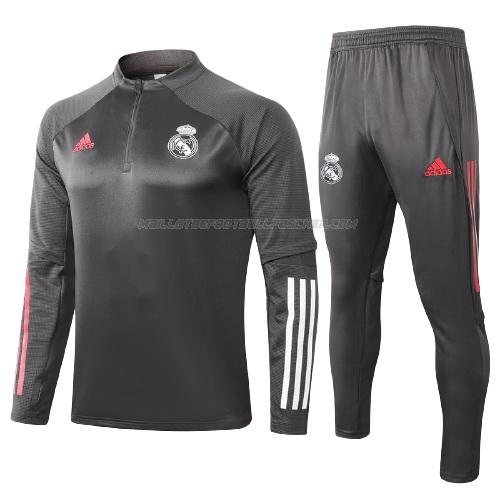 survetement enfant real madrid gris 2021-22