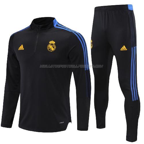 survetement enfant real madrid rm1 noir 2021-22