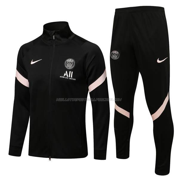 veste psg2 paris saint-germain noir 2021-22